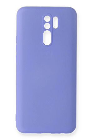 Xiaomi Redmi 9 Kılıf Nano içi Kadife Silikon - Lila