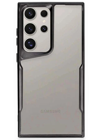 Samsung Galaxy S24 Ultra Kılıf Boyi Silikon Kapak - Siyah