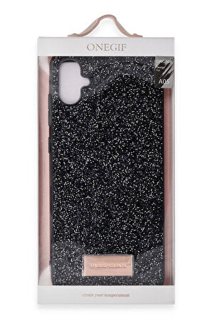 Onegif Samsung Galaxy A05 Bright Simli Kapak - Gümüş