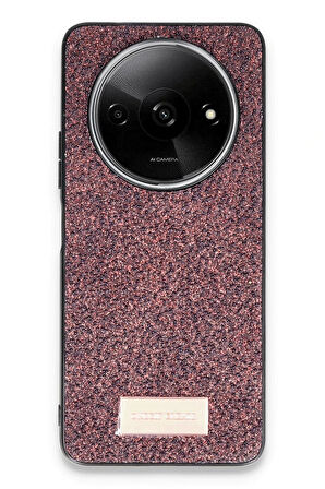 Onegif Xiaomi Redmi A3 4G Bright Simli Kapak - Derin Mor