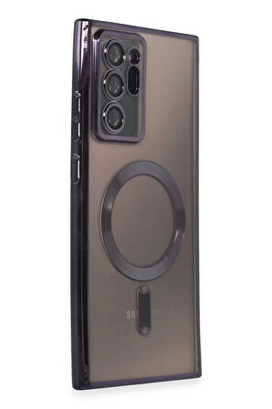 Samsung Galaxy Note 20 Ultra Kılıf Kross Magneticsafe Kapak - Mor