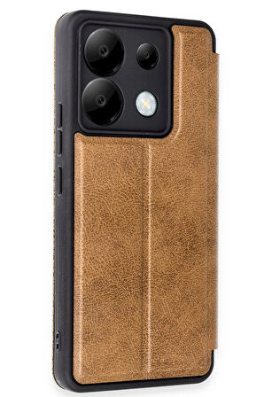 Xiaomi Redmi Note 13 Pro 5G Kılıf Flip Cover - Taba