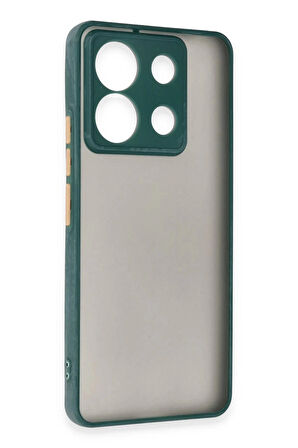 Xiaomi Redmi Note 13 5G Kılıf Montreal Silikon Kapak - Yeşil