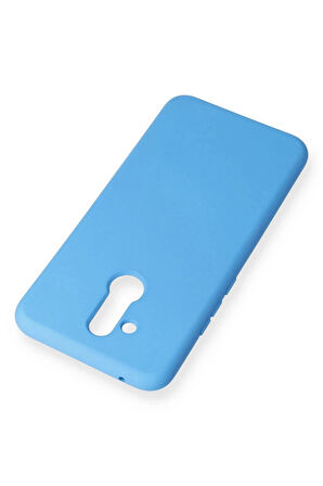 Huawei Mate 20 Lite Kılıf Nano içi Kadife Silikon - Mavi