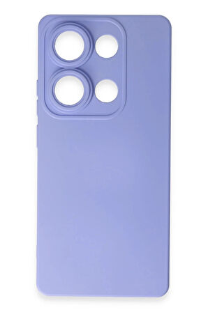Xiaomi Redmi Note 13 Pro 4G Kılıf Nano içi Kadife Silikon - Lila