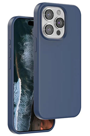 Venco iPhone 15 Pro Max Home Magsafe Kapak - Lacivert