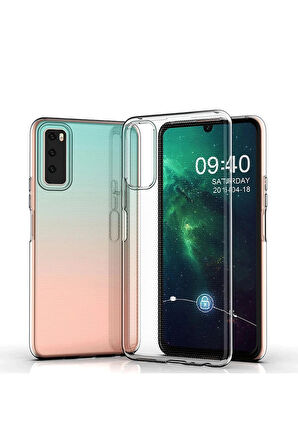 Vivo Y53S Kılıf Lüx Şeffaf Silikon