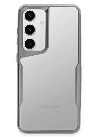 Samsung Galaxy S24 Kılıf Boyi Silikon Kapak - Gümüş