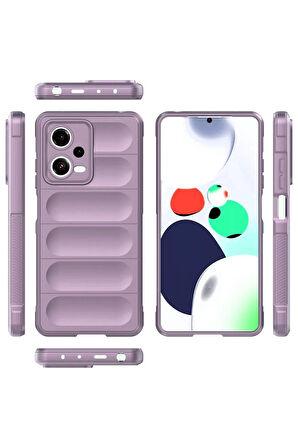 Xiaomi Poco X5 5G Kılıf Optimum Silikon - Mor