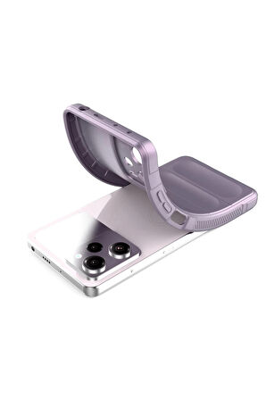 Xiaomi Poco X5 5G Kılıf Optimum Silikon - Mor
