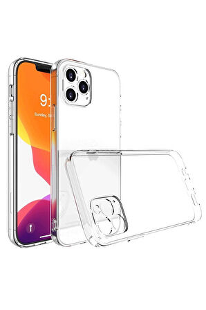 iPhone 16 Pro Kılıf Lüx Şeffaf Silikon