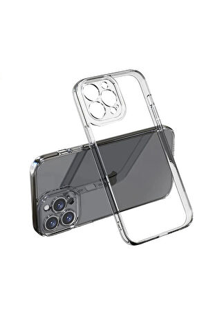 iPhone 16 Pro Kılıf Lüx Şeffaf Silikon