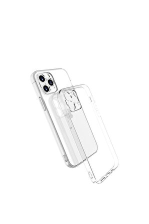 iPhone 16 Pro Kılıf Lüx Şeffaf Silikon