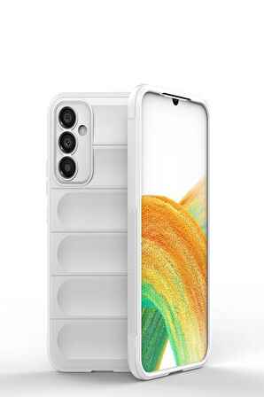 Samsung Galaxy A15 4G Kılıf Optimum Silikon - Krem