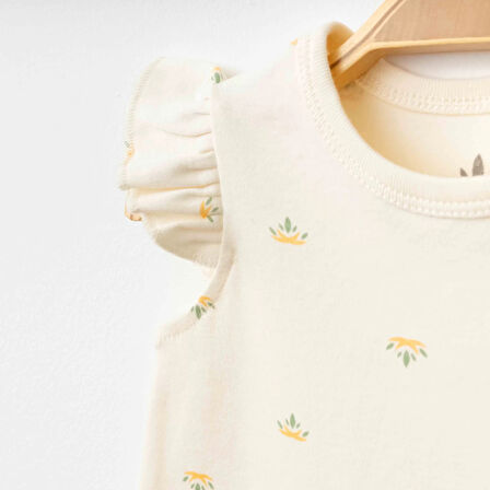 Lenaca Eslenza Baby Şort Tulum 0044 Bej