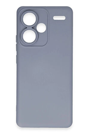 Xiaomi Redmi Note 13 Pro Plus Kılıf Nano içi Kadife Silikon - Gri