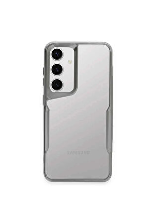 Samsung Galaxy A24 4G Kılıf Boyi Silikon Kapak - Gümüş