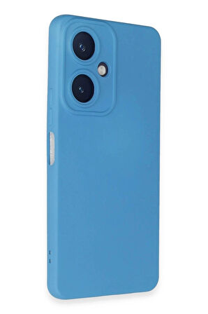 Vivo Y27 Kılıf Nano içi Kadife Silikon - Mavi