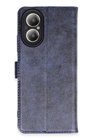 Realme 12 Lite Kılıf Trend S Plus Kapaklı Kılıf - Lacivert