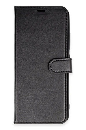 Huawei Y5P Kılıf Trend S Plus Kapaklı Kılıf - Siyah