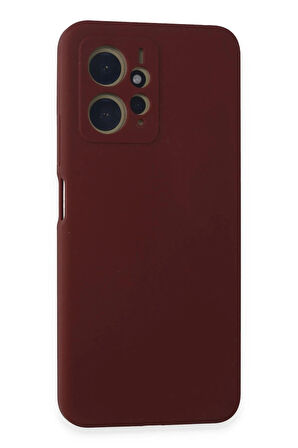 Xiaomi Redmi Note 12 4G Kılıf Nano içi Kadife Silikon - Bordo