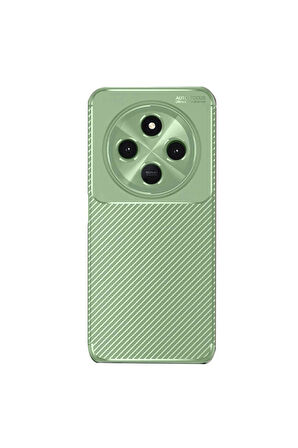 Xiaomi Redmi 14C Kılıf Auto Focus Karbon Kapak - Su Yeşili