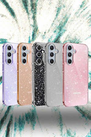 Samsung Galaxy A25 5G Kılıf Glow Kapak - Mor