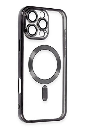 iPhone 16 Pro Kılıf Kross Magneticsafe Kapak - Siyah