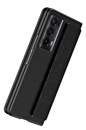 Huawei Honor Magic V2 Kılıf Data Kapak - Siyah