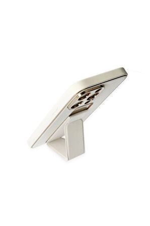 iPhone 13 Pro Kılıf Coco Deri Standlı Kapak - Beyaz