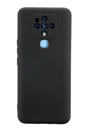 Tecno Camon 16 Kılıf Nano içi Kadife Silikon - Siyah