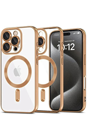 iPhone 16 Pro Max Kılıf Kross Magneticsafe Kapak - Çöl Titanyum