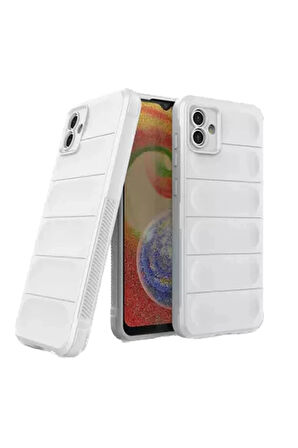 Samsung Galaxy A05 Kılıf Optimum Silikon - Krem
