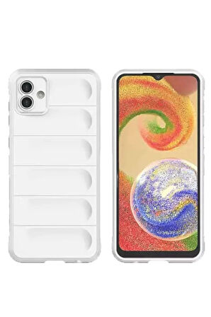 Samsung Galaxy A05 Kılıf Optimum Silikon - Krem