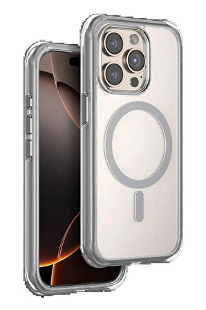 Apple iPhone 15 Pro Max Hulk Magsafe Kapak - Titan Gri