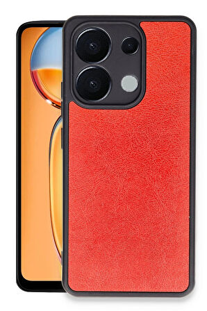 Xiaomi Redmi Note 13 Pro 4G Kılıf Aras Deri Kapak - Kırmızı