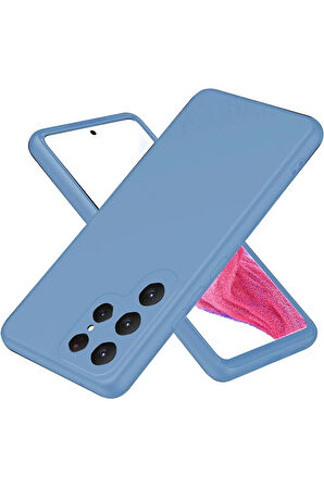 Samsung Galaxy S25 Ultra Kılıf First Silikon - Mavi