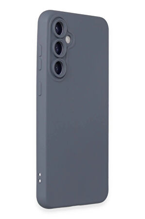 Samsung Galaxy S24 Kılıf Nano içi Kadife Silikon - Gri