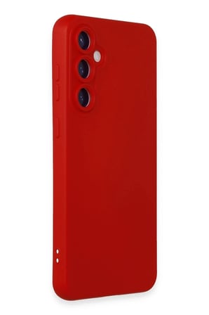 Samsung Galaxy S24 Kılıf Nano içi Kadife Silikon - Kırmızı