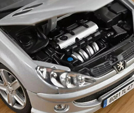 Dianomi norev 1:18 ÖLÇEK PEUGEOT 206 /DİECAST METAL MODEL 