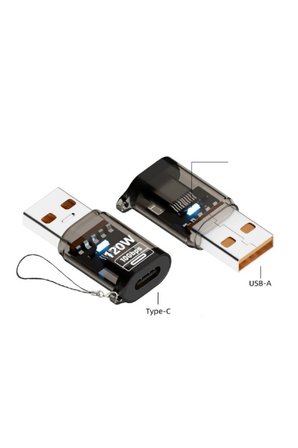 Usb to Type-c 120W Destekli 10 Gbps Çevirici Dönüştürücü