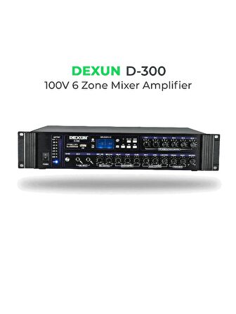 Dexun D-300 6 Bölge Mixer Amplifier