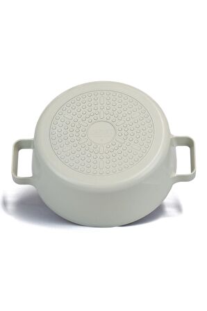 Fika Cam Kapaklı Alüminyum Döküm Tencere 22 Cm X 9 Cm