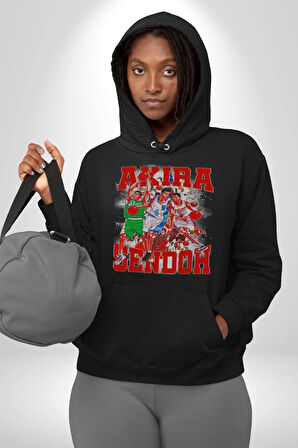 Basketbol Akira Sendoh Anime Slam Dunk Karakter Kadın Erkek  Siyah Kapüşonlu Sweatshirt Hoodie