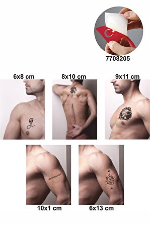 Kobra ve Kaplan Desenleri Hint Kınası ile Geçici Dövme Yapma Seti
