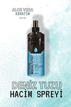 Niishman Saç Spreyi Deniz Tuzu 200 ml