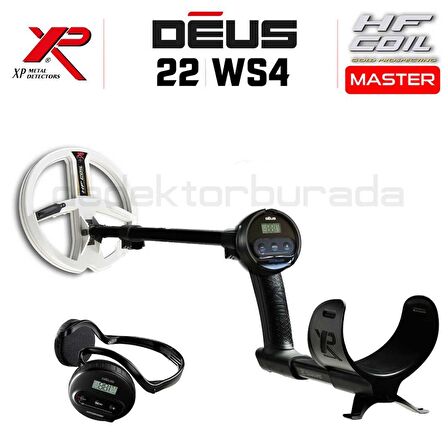 Deus Dedektör - 22,5cm HF Başlık,  WS4 Master