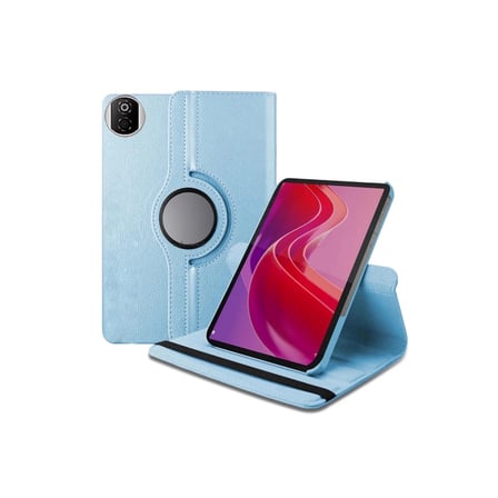 Huawei Honor Pad X7 360 Tablet Deri Kılıf - Mavi iegxx