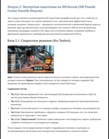   Полный курс интенсивной подготовки: YÖS