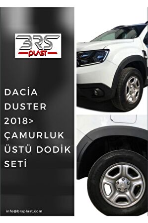 Otomotiv Dacia Duster Düz Çamurluk Dodik 8 Parça 2018 Sonrası